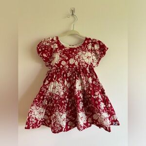 Sweet Honey Lace Dress- Frosted Cranberry- 2T
